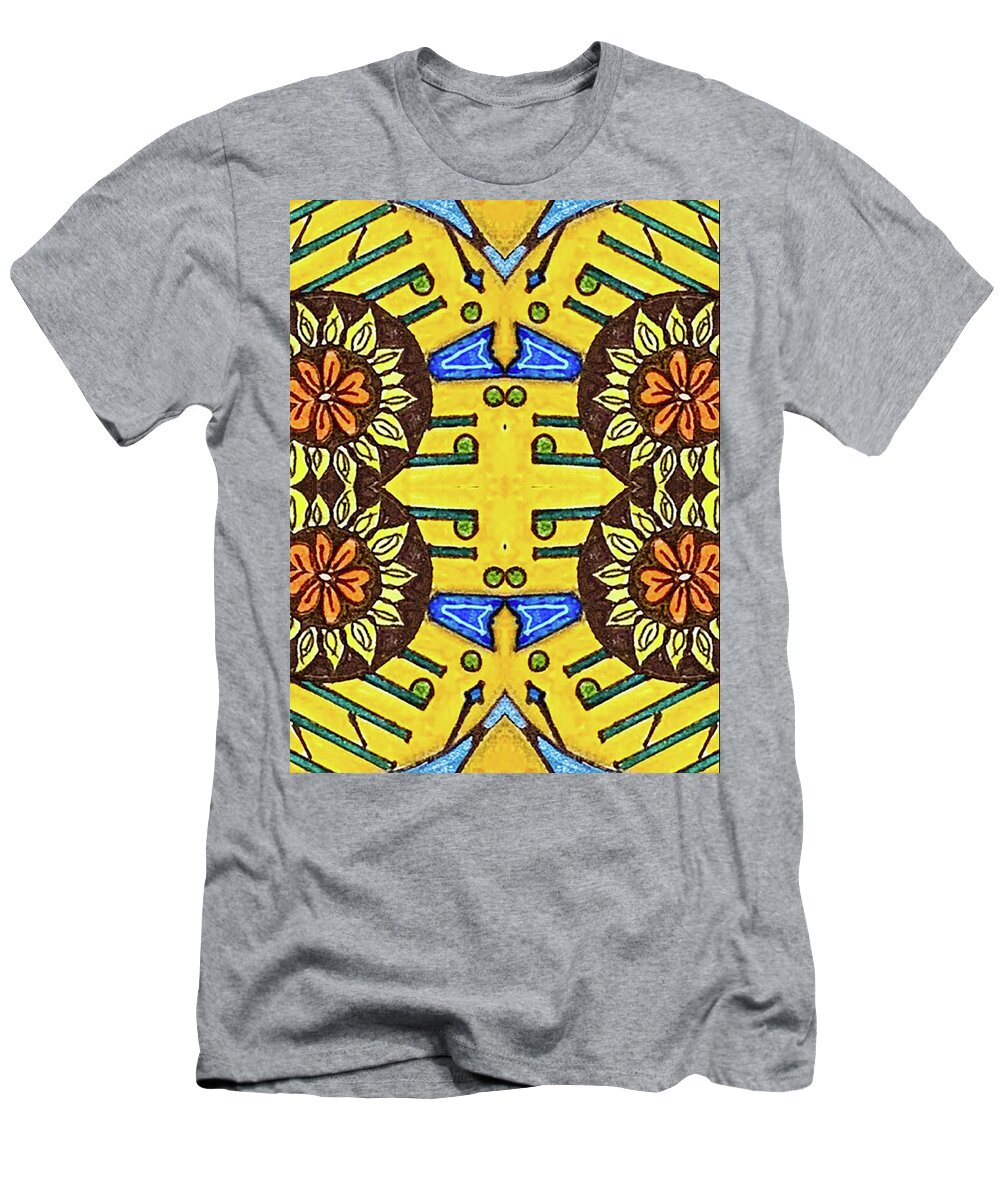 Flower Doodle Drawing II - T-Shirt