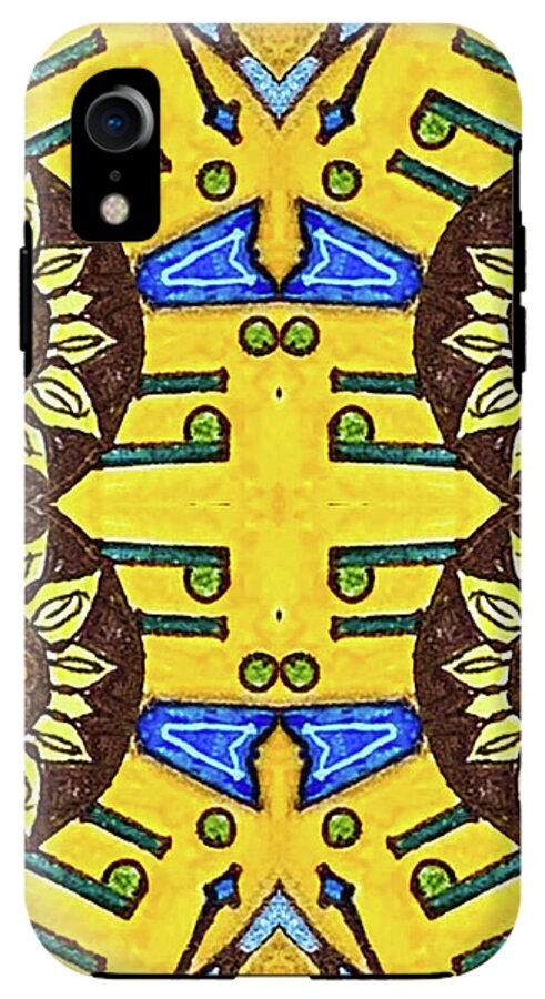 Flower Doodle Drawing II - Phone Case