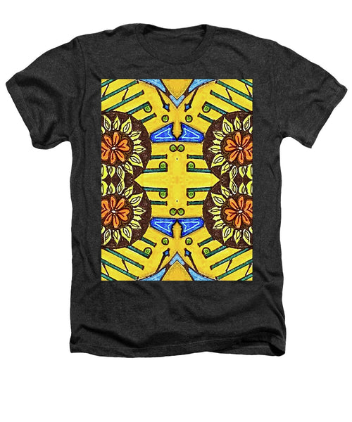 Flower Doodle Drawing II - Heathers T-Shirt
