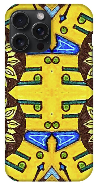 Flower Doodle Drawing II - Phone Case