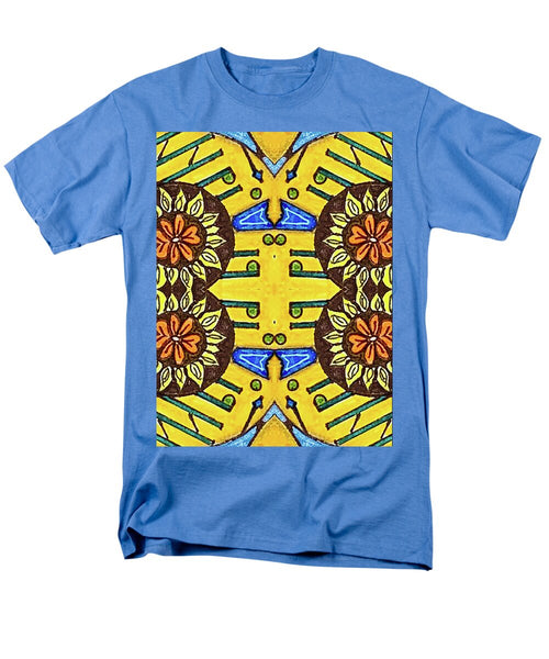 Flower Doodle Drawing II - Men's T-Shirt  (Regular Fit)