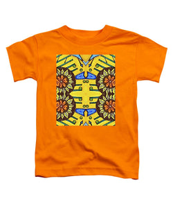 Flower Doodle Drawing II - Toddler T-Shirt