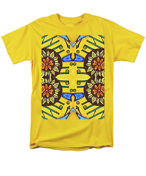 Flower Doodle Drawing II - Men's T-Shirt  (Regular Fit)