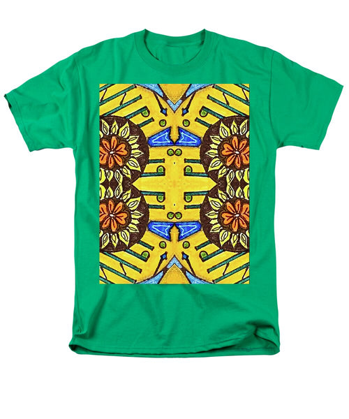 Flower Doodle Drawing II - Men's T-Shirt  (Regular Fit)