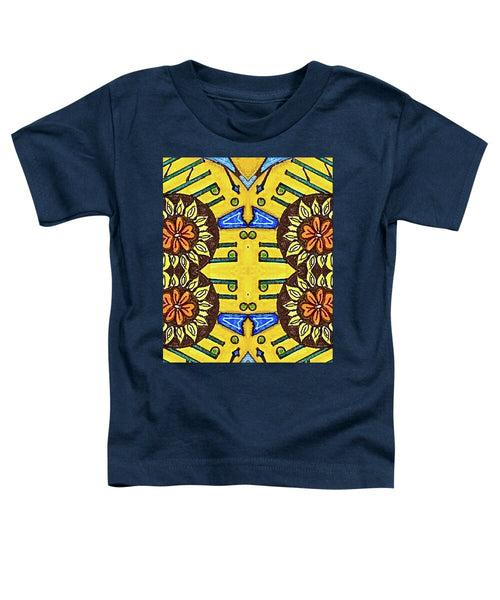 Flower Doodle Drawing II - Toddler T-Shirt