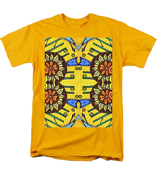 Flower Doodle Drawing II - Men's T-Shirt  (Regular Fit)