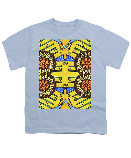 Flower Doodle Drawing II - Youth T-Shirt
