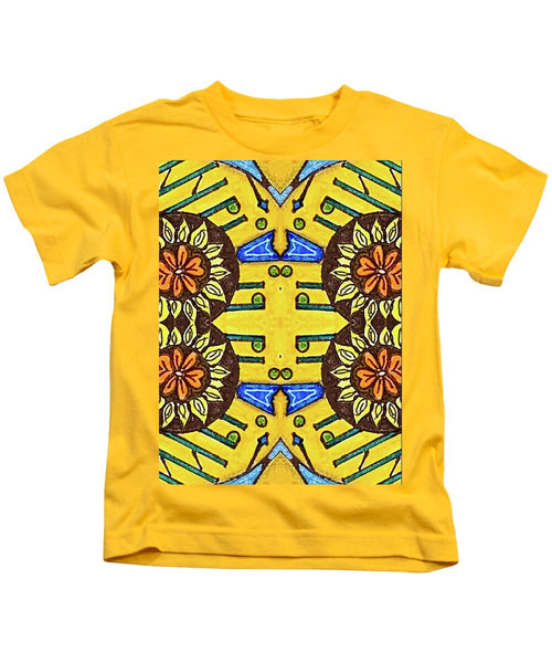 Flower Doodle Drawing II - Kids T-Shirt