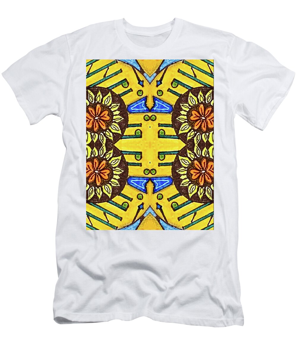 Flower Doodle Drawing II - T-Shirt