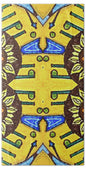 Flower Doodle Drawing II - Bath Towel