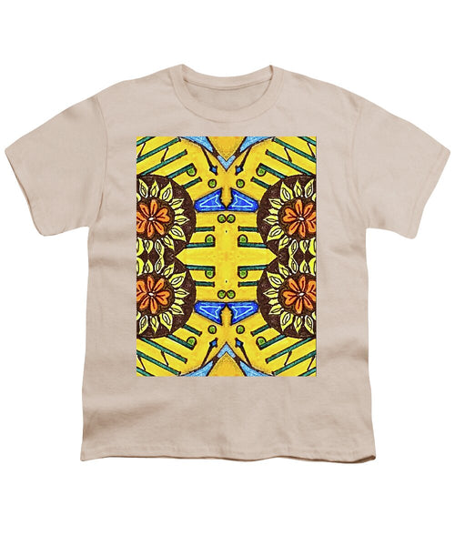 Flower Doodle Drawing II - Youth T-Shirt