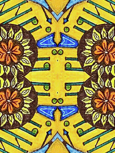 Flower Doodle Drawing II - Puzzle