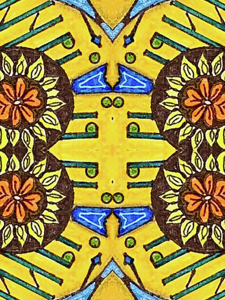Flower Doodle Drawing II - Puzzle