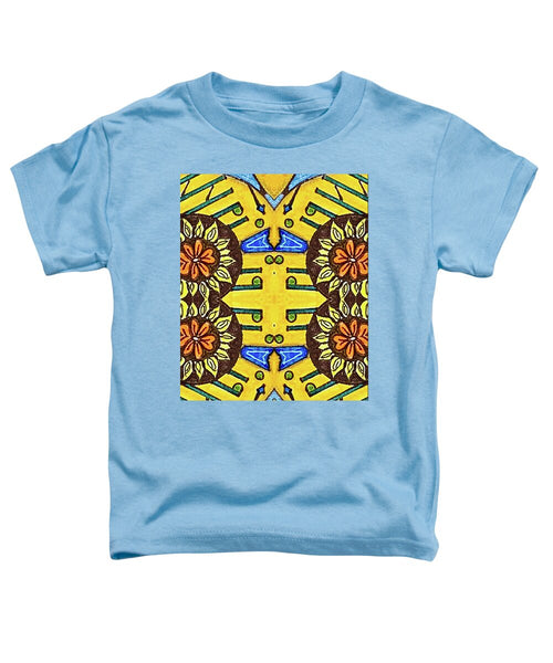 Flower Doodle Drawing II - Toddler T-Shirt