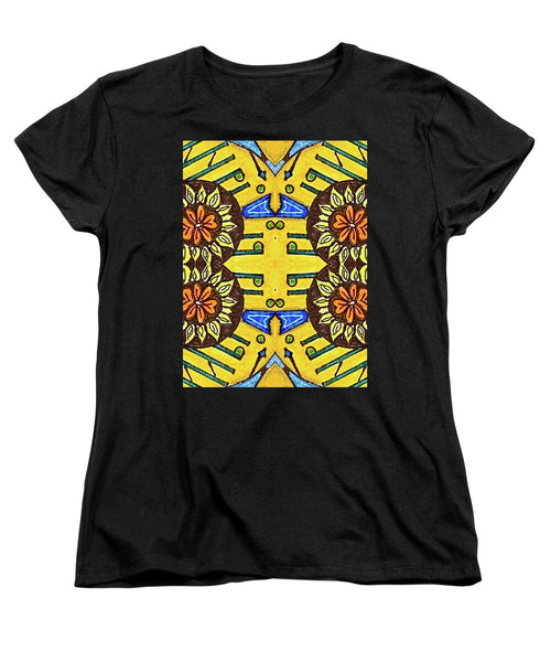 Flower Doodle Drawing II - Women's T-Shirt (Standard Fit)
