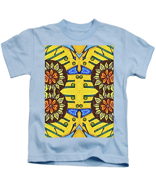 Flower Doodle Drawing II - Kids T-Shirt