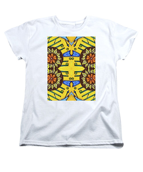 Flower Doodle Drawing II - Women's T-Shirt (Standard Fit)