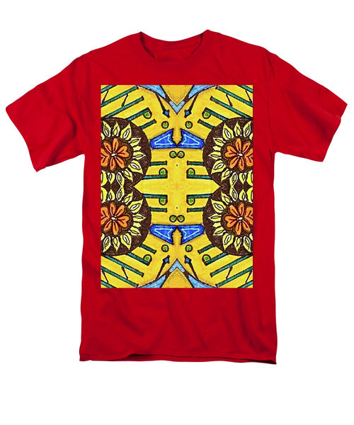 Flower Doodle Drawing II - Men's T-Shirt  (Regular Fit)
