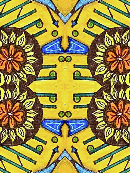 Flower Doodle Drawing II - Puzzle