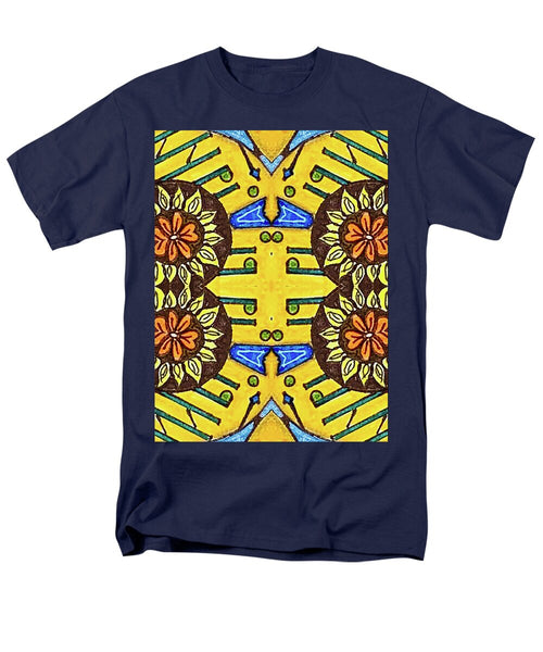 Flower Doodle Drawing II - Men's T-Shirt  (Regular Fit)