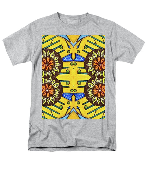 Flower Doodle Drawing II - Men's T-Shirt  (Regular Fit)