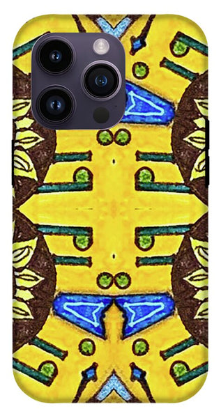 Flower Doodle Drawing II - Phone Case
