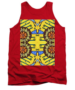 Flower Doodle Drawing II - Tank Top
