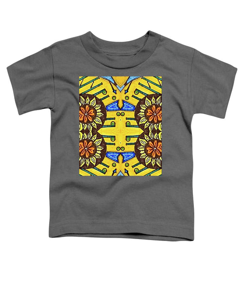 Flower Doodle Drawing II - Toddler T-Shirt