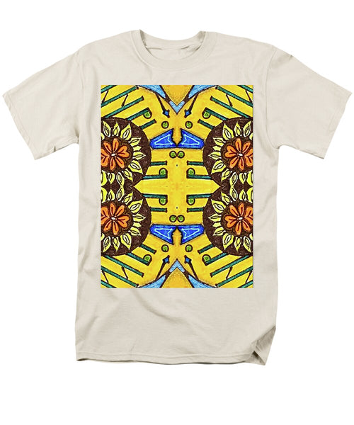Flower Doodle Drawing II - Men's T-Shirt  (Regular Fit)