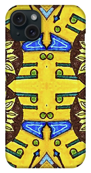 Flower Doodle Drawing II - Phone Case