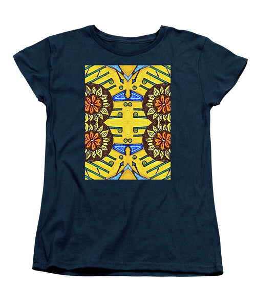 Flower Doodle Drawing II - Women's T-Shirt (Standard Fit)