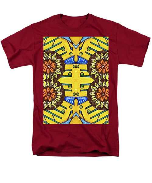 Flower Doodle Drawing II - Men's T-Shirt  (Regular Fit)