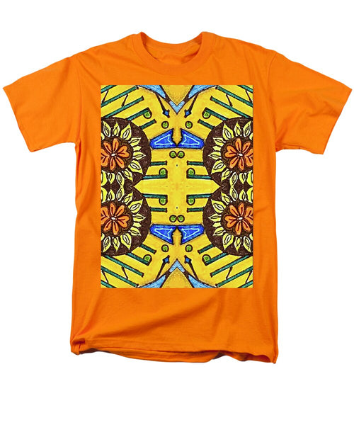 Flower Doodle Drawing II - Men's T-Shirt  (Regular Fit)