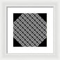 Flower Doodle Pattern I - Framed Print