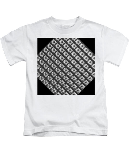 Flower Doodle Pattern I - Kids T-Shirt