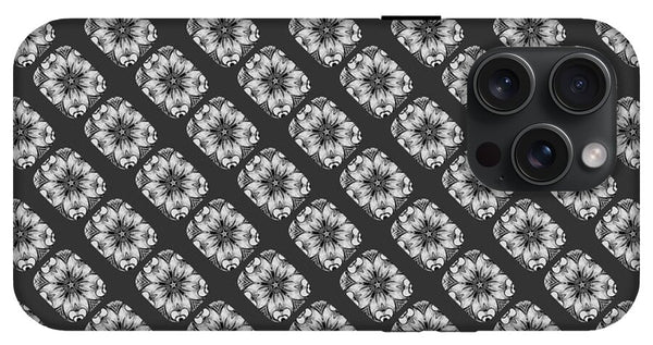 Flower Doodle Pattern I - Phone Case