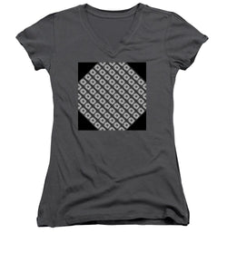 Flower Doodle Pattern I - Women's V-Neck