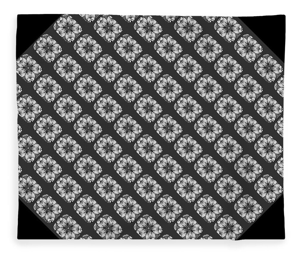 Flower Doodle Pattern I - Blanket