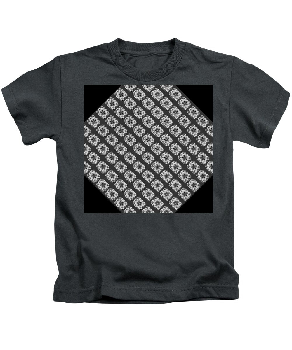 Flower Doodle Pattern I - Kids T-Shirt