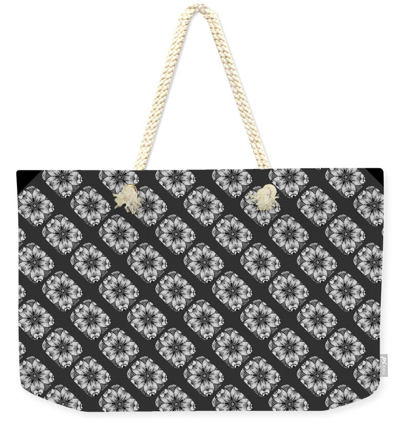Flower Doodle Pattern I - Weekender Tote Bag