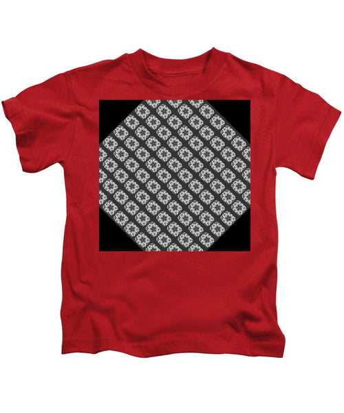 Flower Doodle Pattern I - Kids T-Shirt