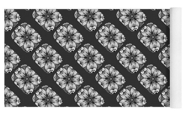 Flower Doodle Pattern I - Yoga Mat