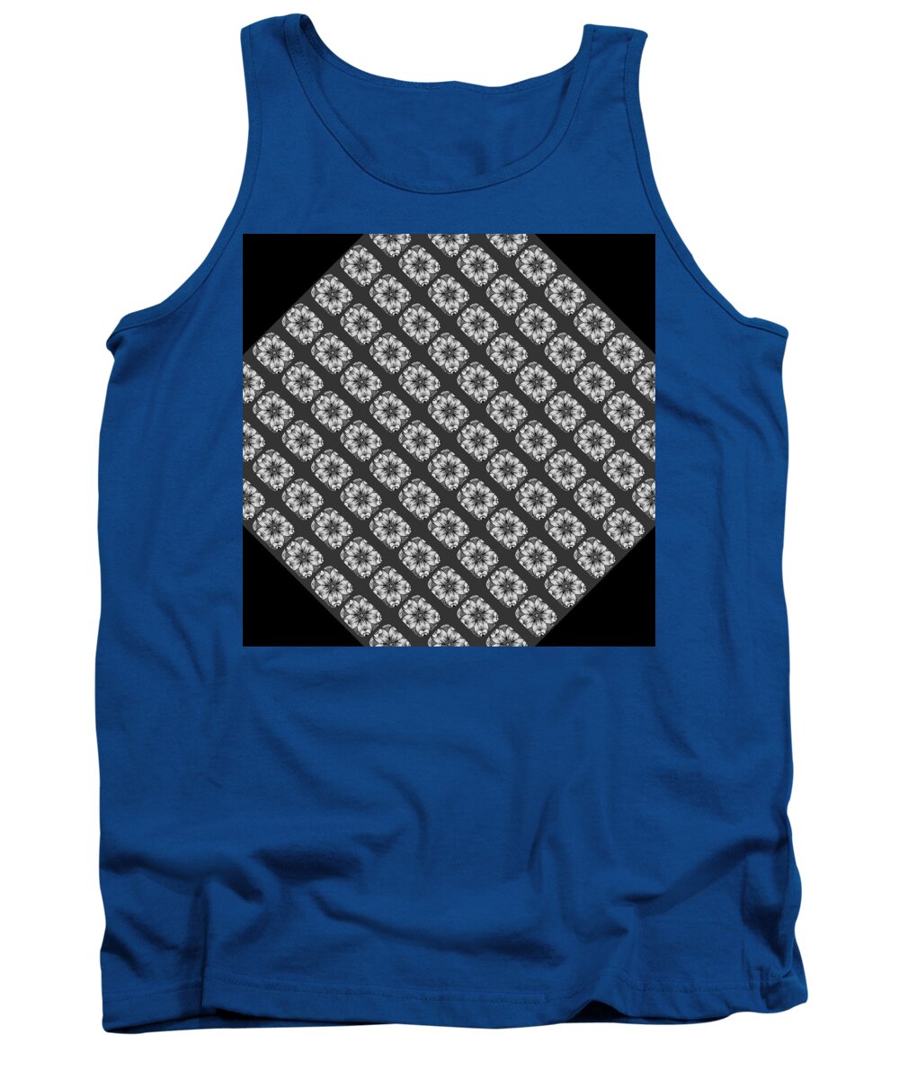 Flower Doodle Pattern I - Tank Top