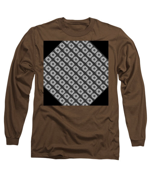 Flower Doodle Pattern I - Long Sleeve T-Shirt
