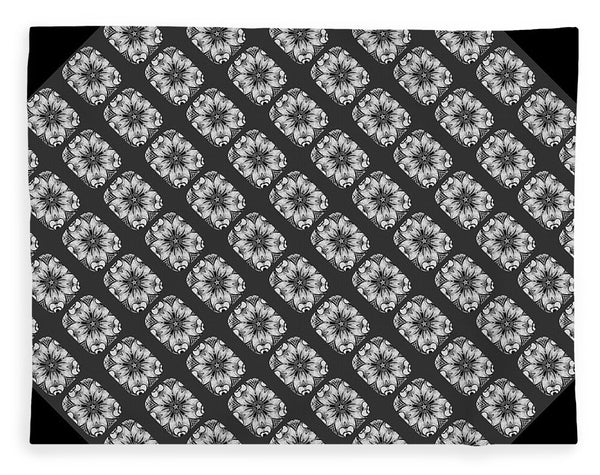 Flower Doodle Pattern I - Blanket