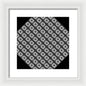 Flower Doodle Pattern I - Framed Print