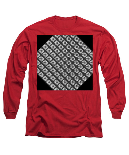 Flower Doodle Pattern I - Long Sleeve T-Shirt