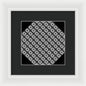 Flower Doodle Pattern I - Framed Print