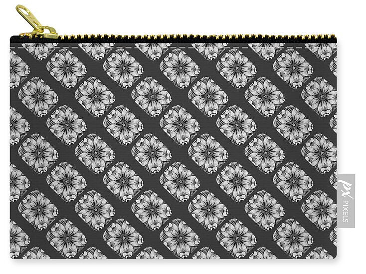 Flower Doodle Pattern I - Zip Pouch