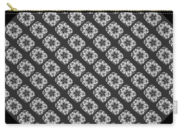 Flower Doodle Pattern I - Zip Pouch